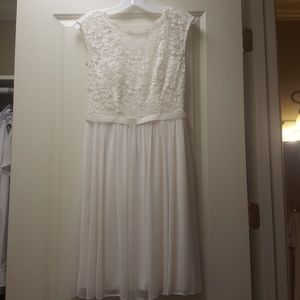 Sweet and simple wedding or cocktail dress.